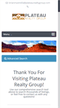 Mobile Screenshot of plateaurealtygroup.com